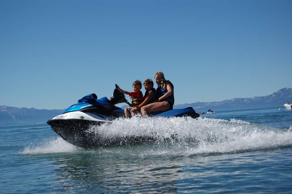 family fun on Lake Tahoe Kings Beach