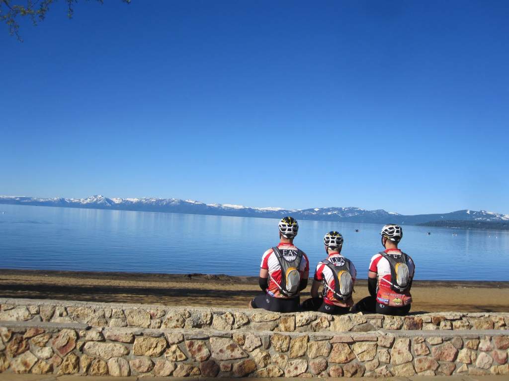 looking at Lake Tahoe