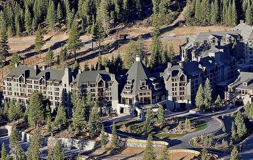Ritz Carlton Lake Tahoe aerial