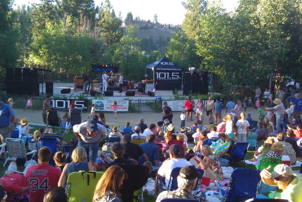 Wednesday evening free concert series at the Truckee River Regional Park
