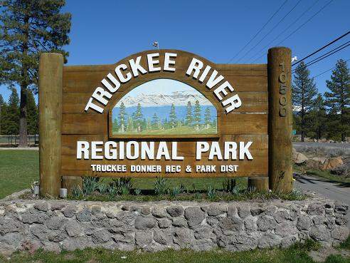 Truckee River Regional Park sign