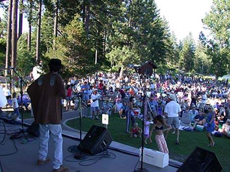 Tahoe City commons beach summer concert